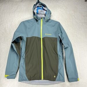 Columbia Jacket Mens Jet Stratus Shell Hooded Rain Coat Sm Breathable Waterproof